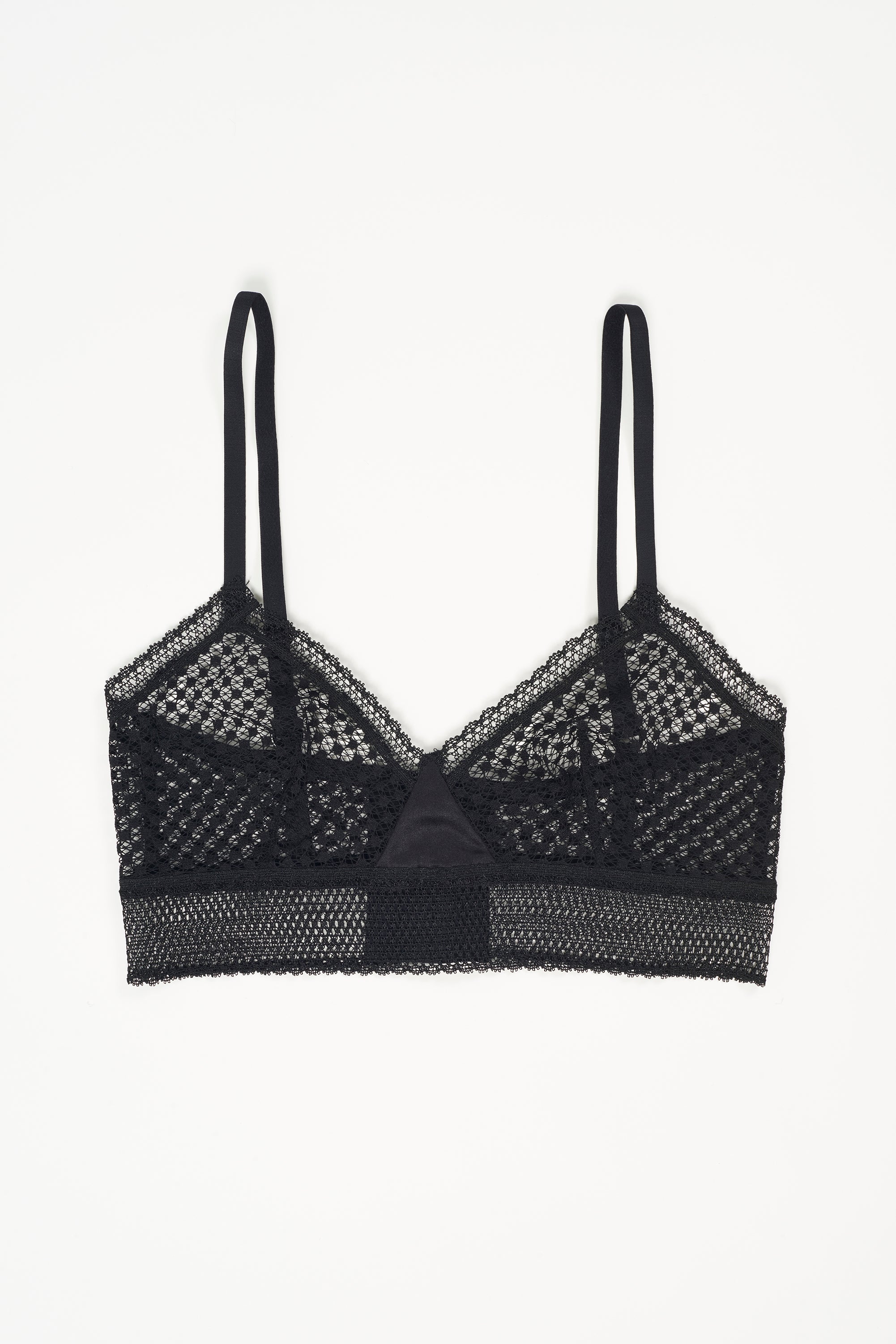 Bella Soft Cup Triangle Bra | Black
