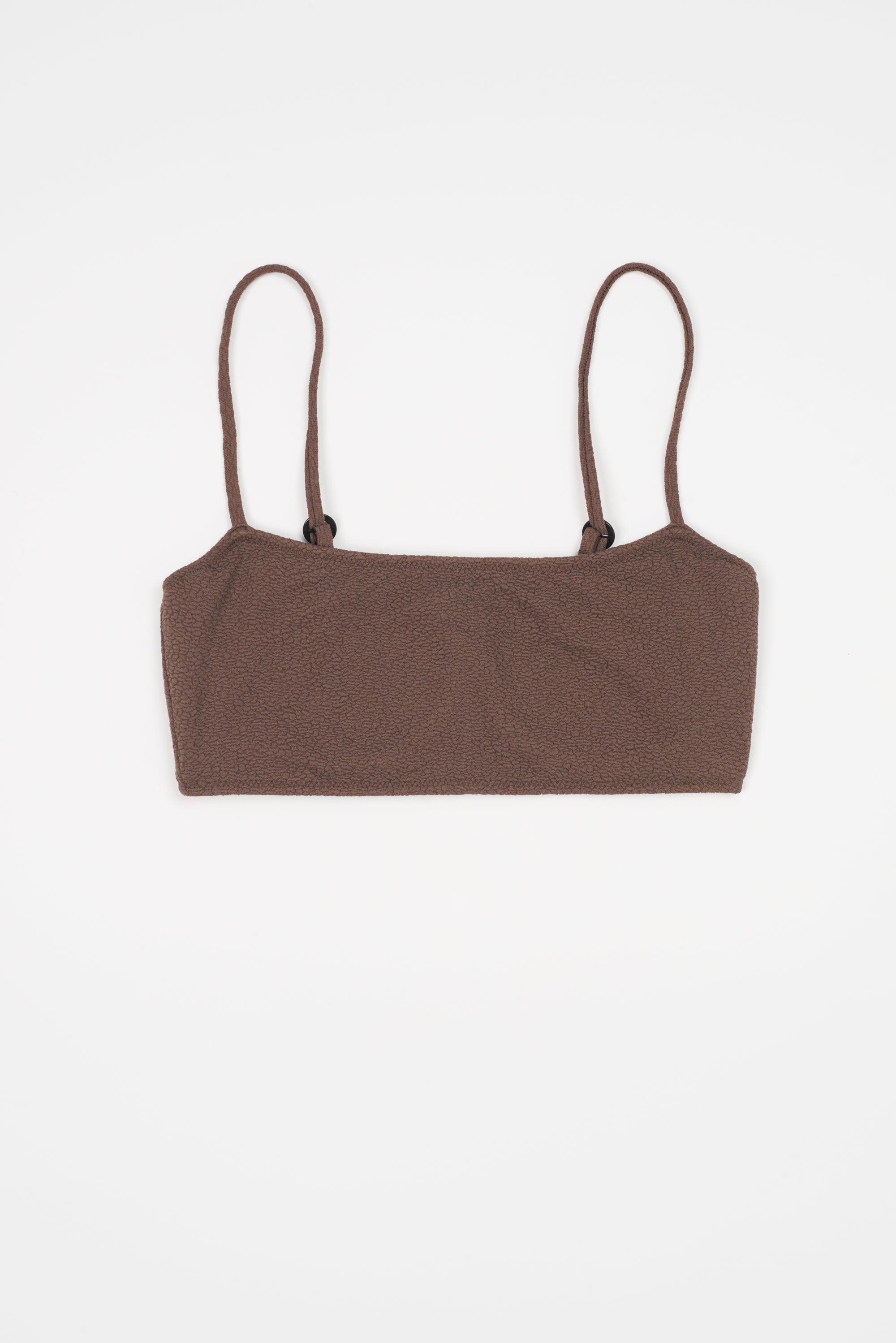 Boucle Hidden Underwire Bikini Top | Choco