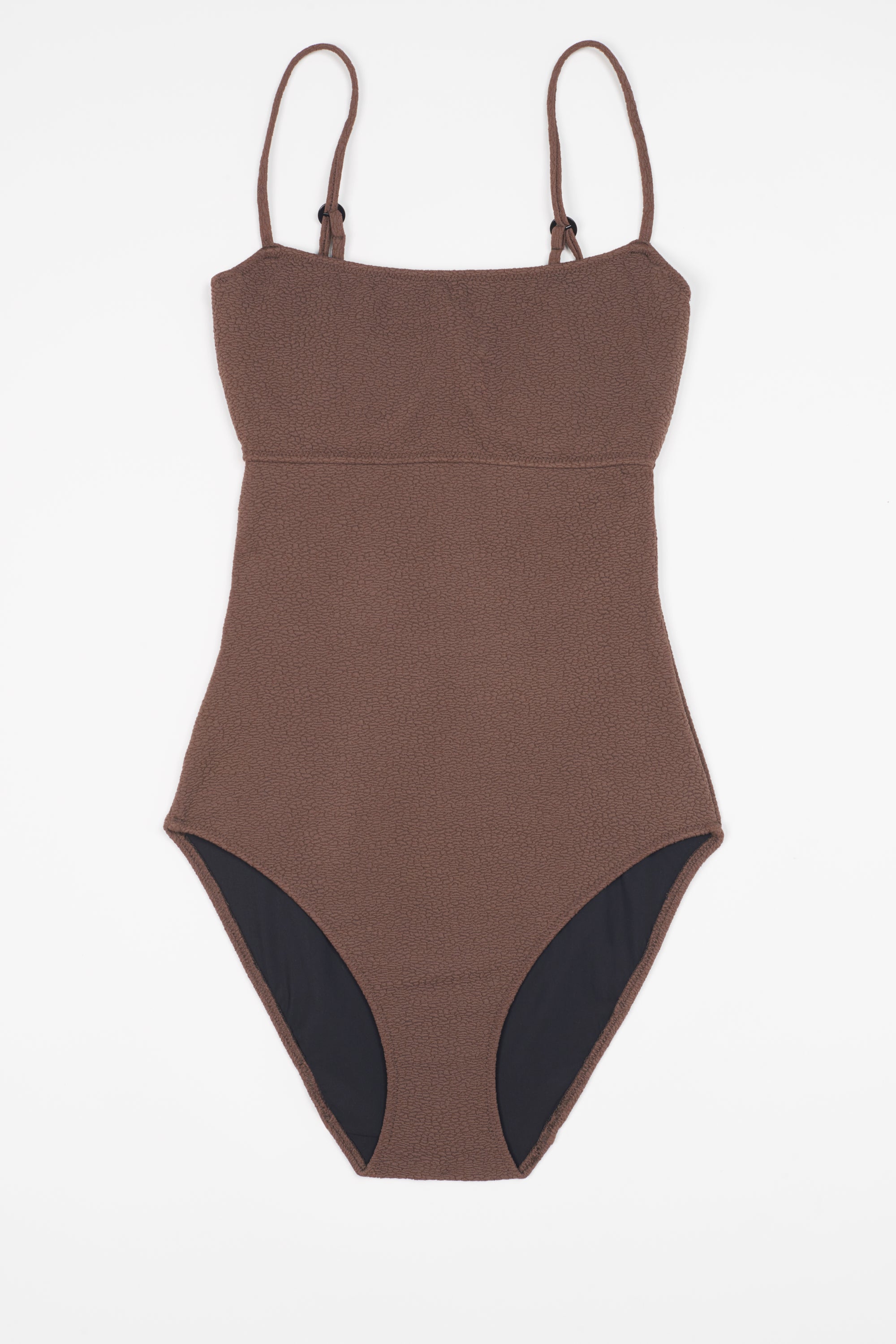 Boucle U/W Square Neck One Piece Suit | Choco