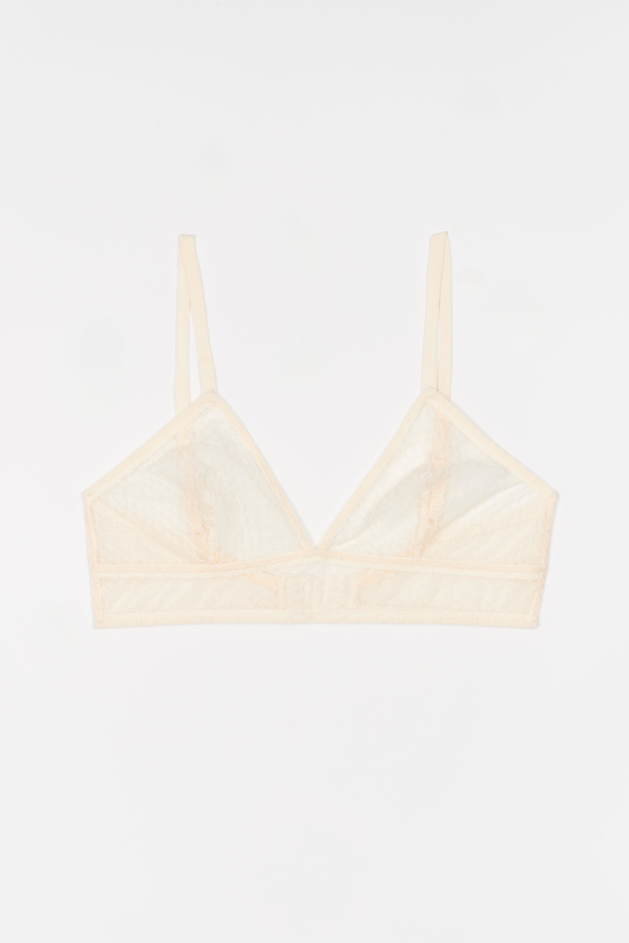 Kaleidoscope Soft Triangle Bra | Cream