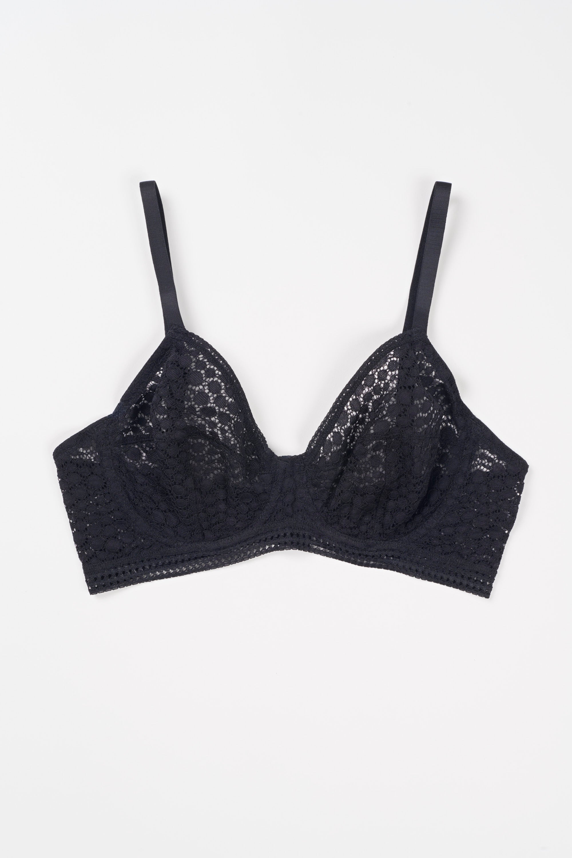 Pebble Underwire Bra | Black