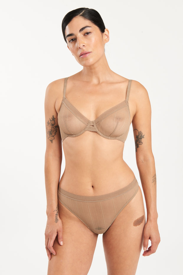 Izzy Thong | Taupe