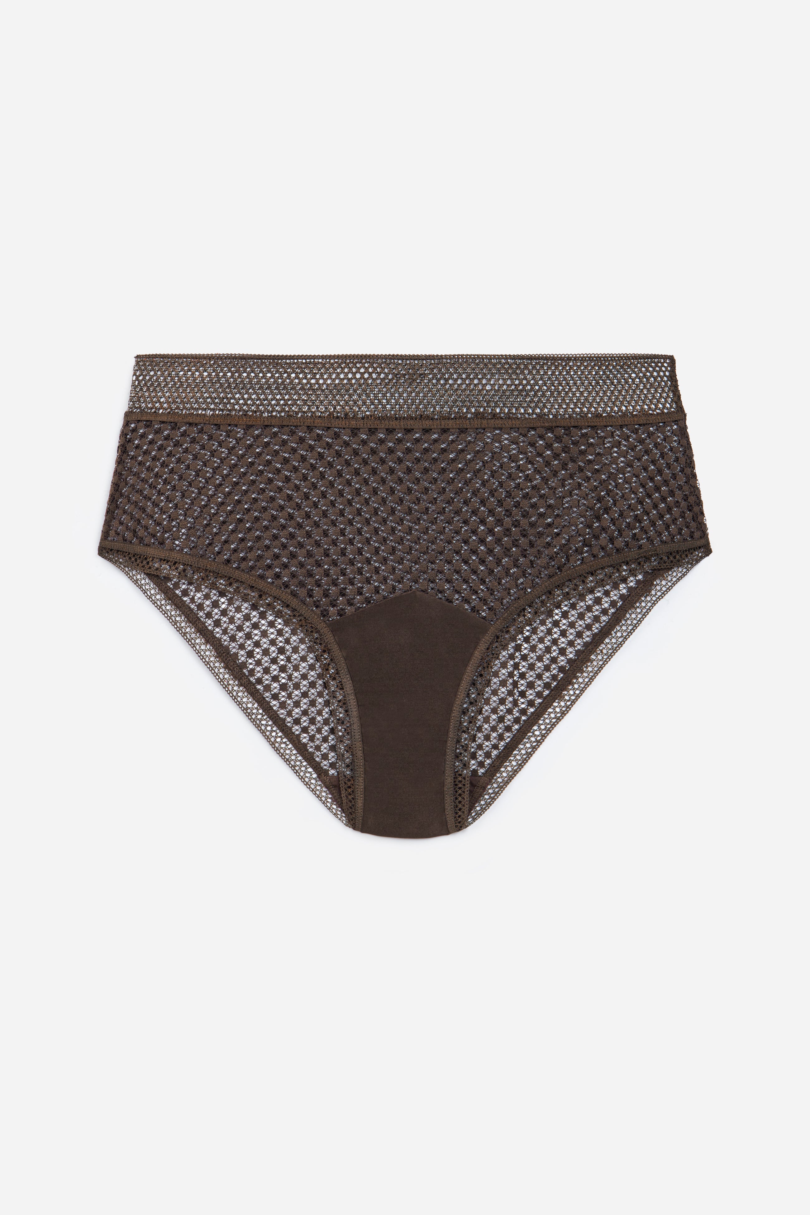 Bella High Waist Brief | Turkish Coffee