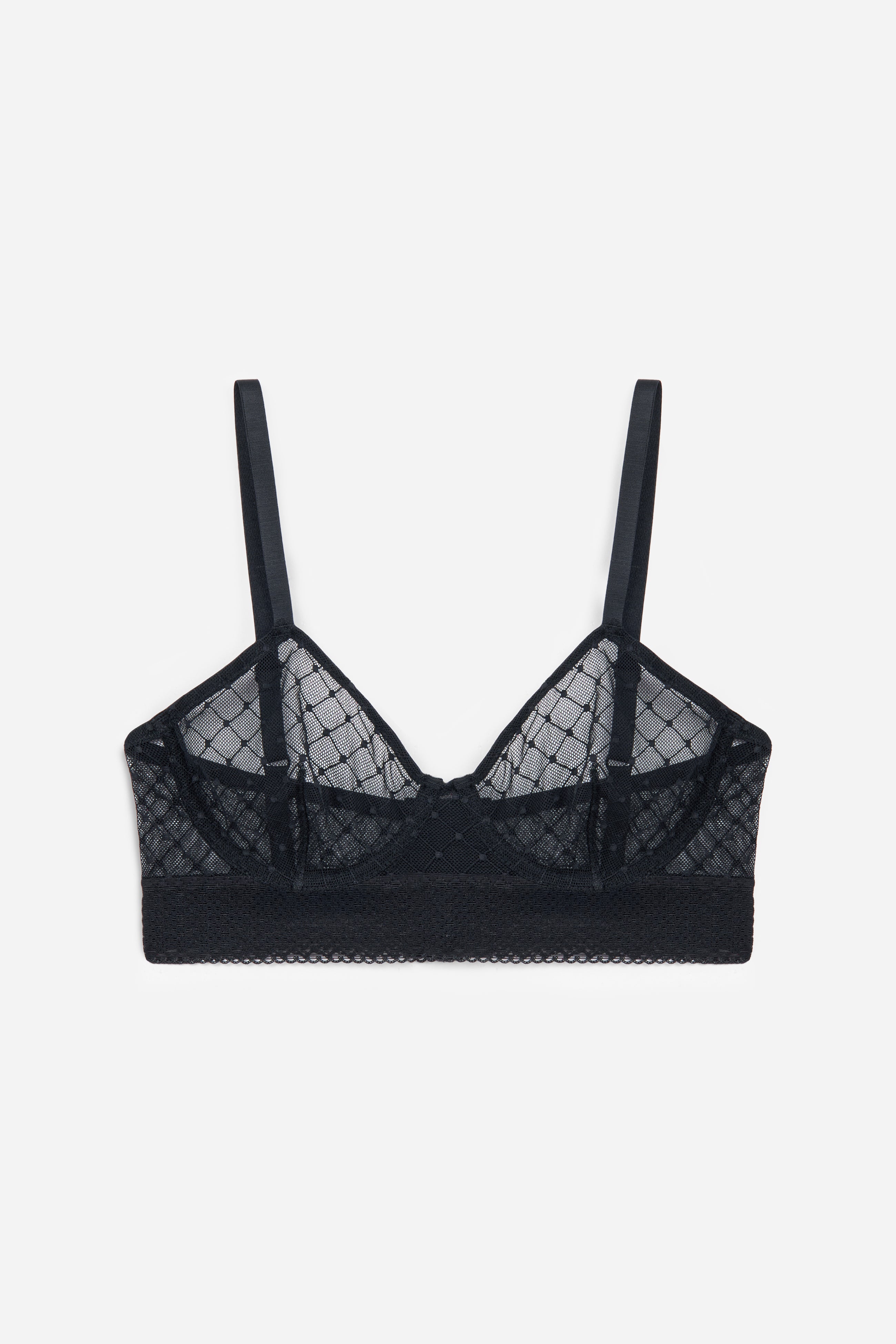Cosmo Underwire Longline Bra | Black