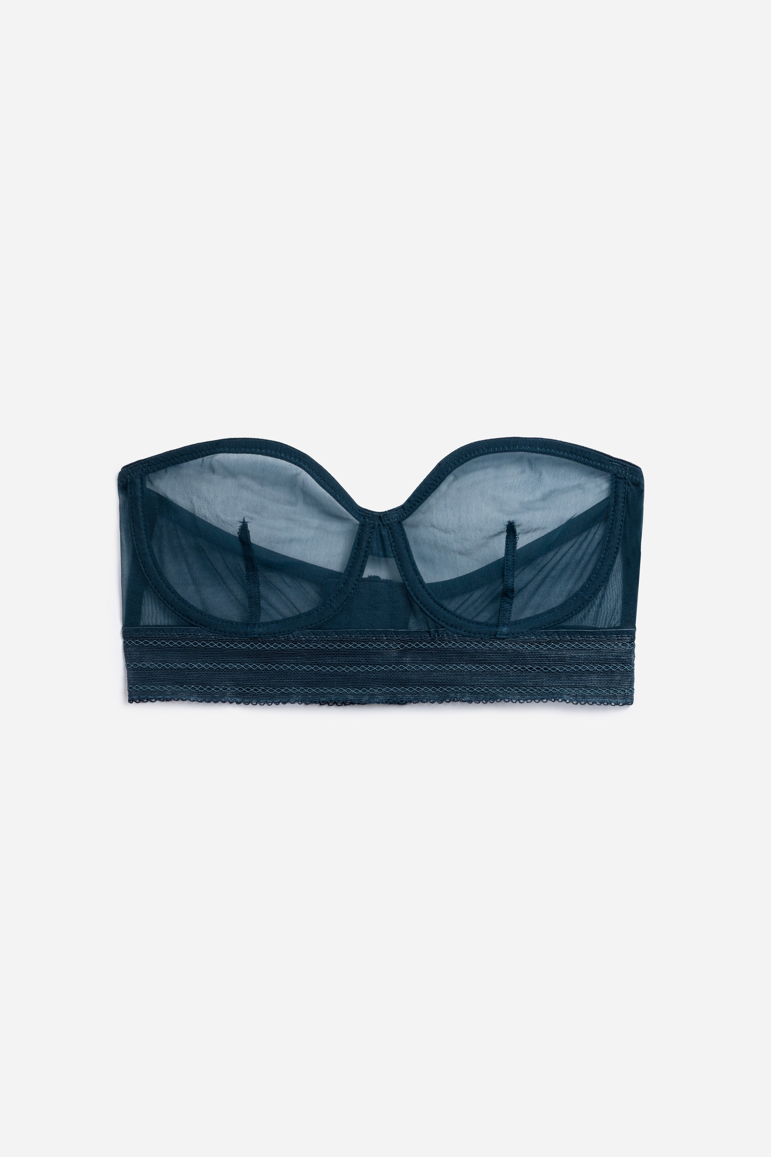 Bare Underwire Strapless Bra | Teal