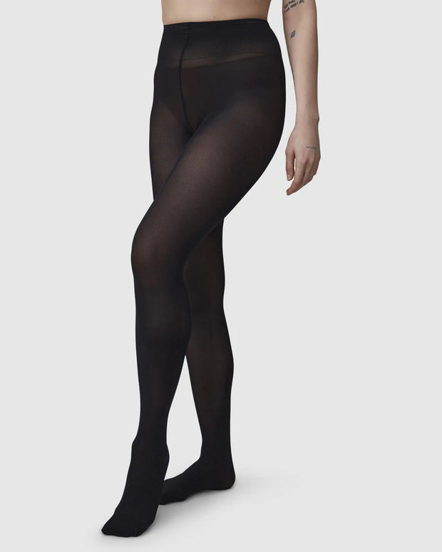 Swedish Stockings Olivia Premium Tights | Black