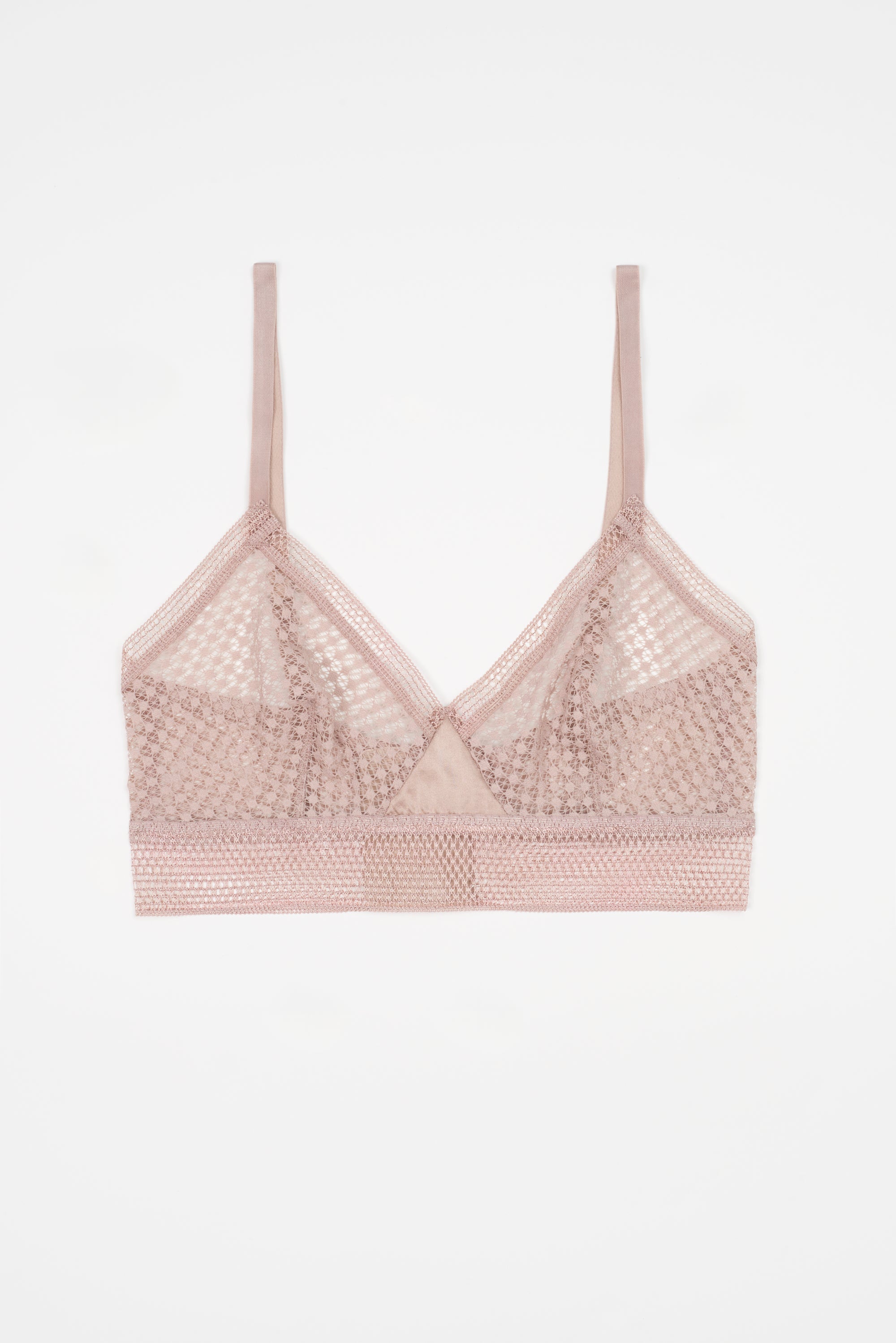 Bella Soft Cup Triangle Bra | Vintage Rose
