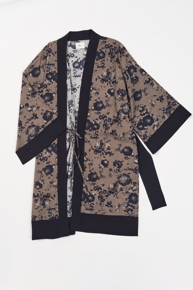 Euphoria Robe | Grey/Black