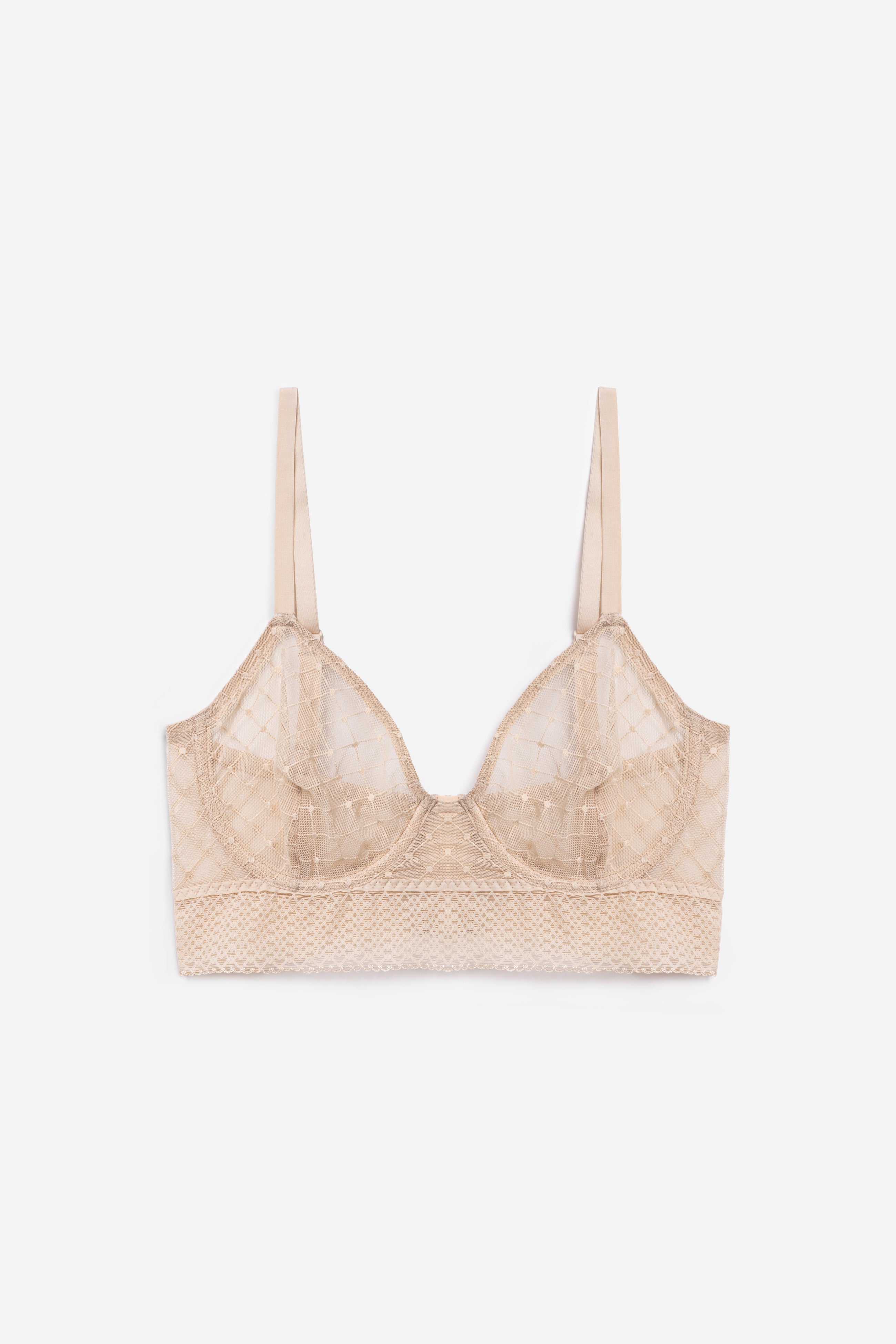 Cosmo Underwire Longline Bra | Blush